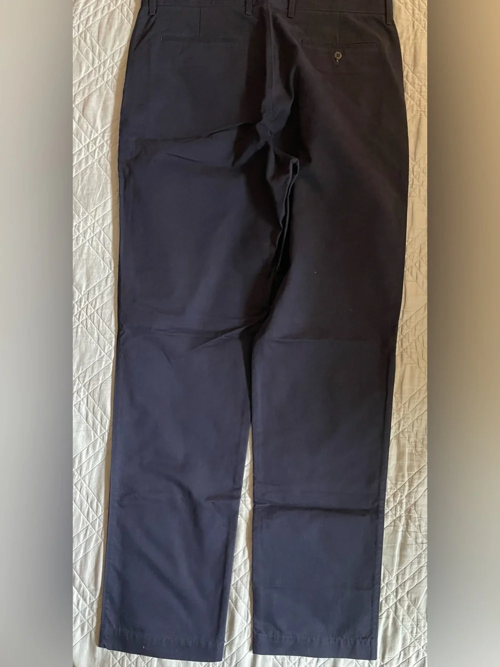 J. CREW Broken-in Straight chino pant in Navy Size 34/36 NWT $98 CD466